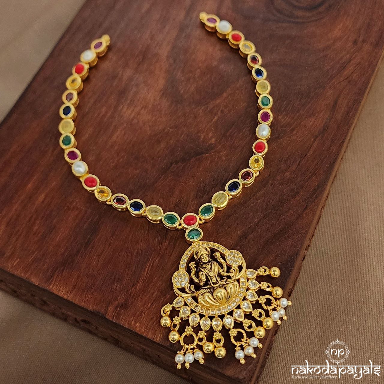 Lakshmi Navaratna Neckpiece (Gn9930)