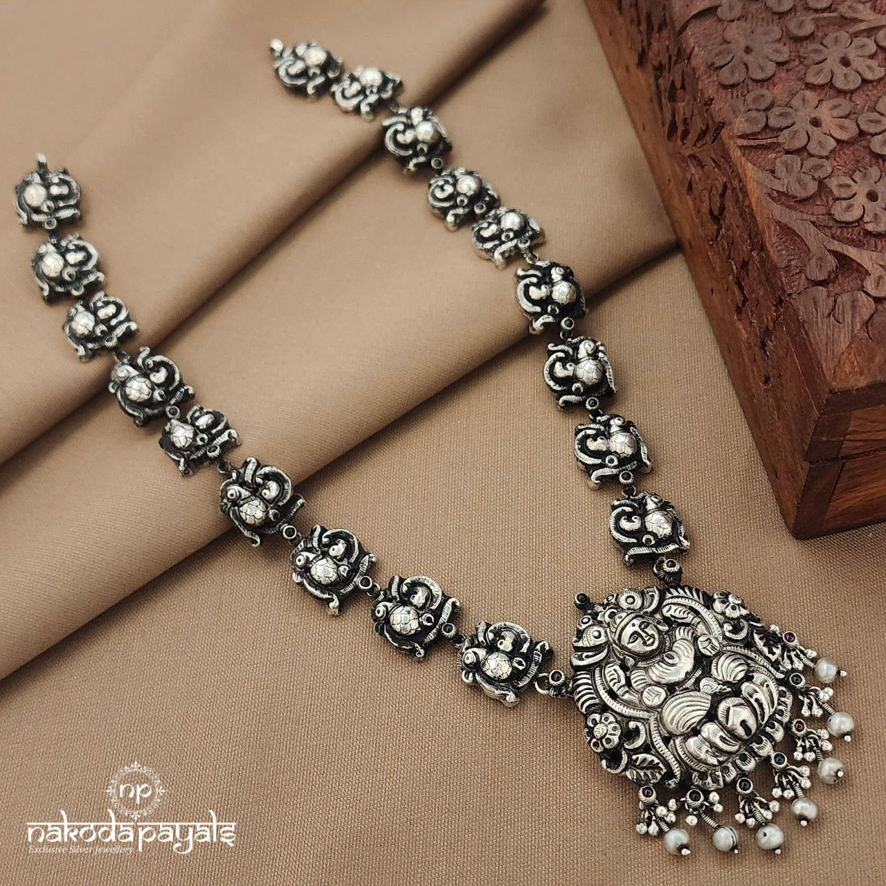 Peacock Lakshmi Neckpiece (N11468)