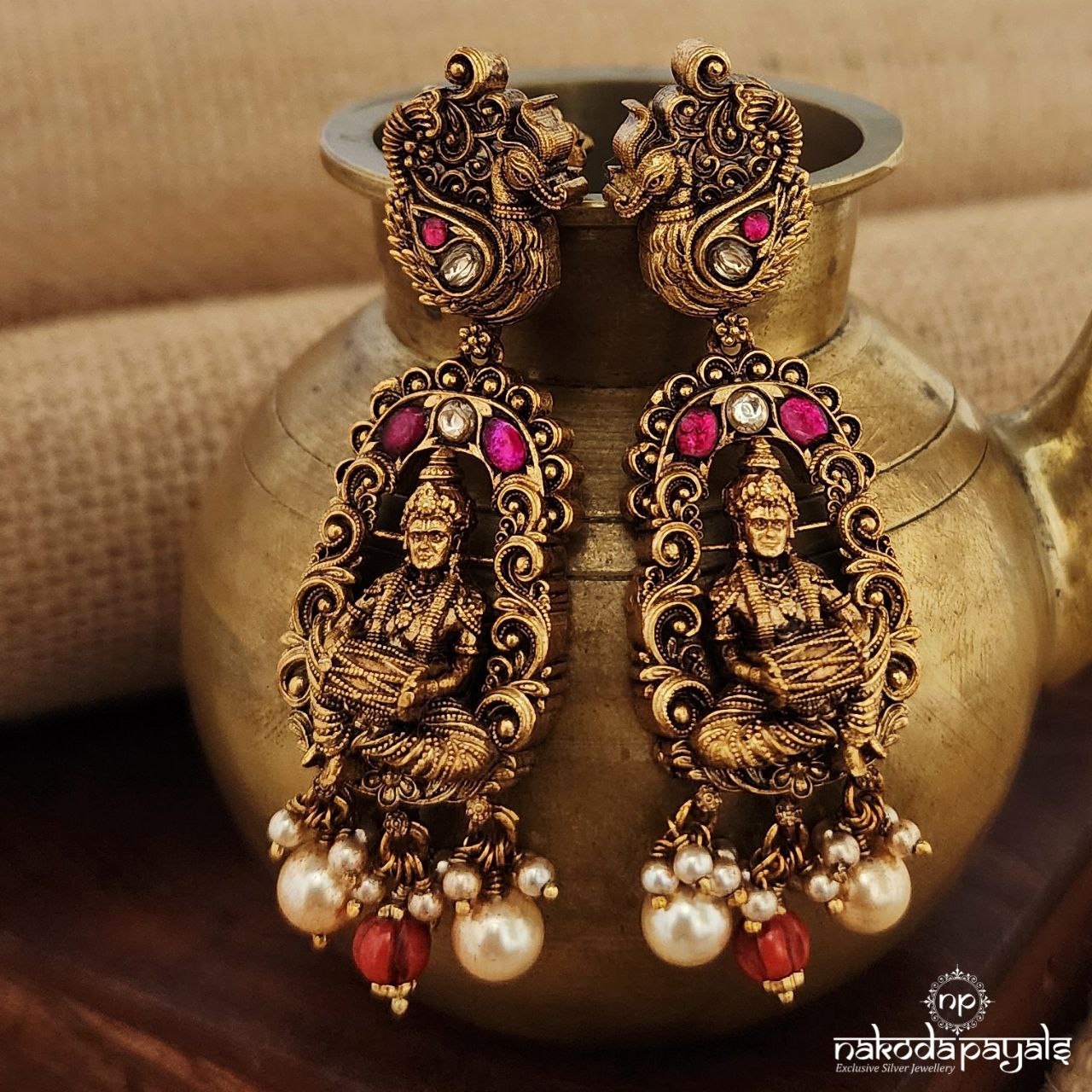 Mayur Kundan Earrings (Ge9033)