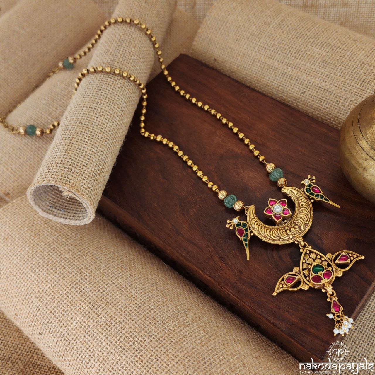Half Moon Birdy Neckpiece (Gn8285)