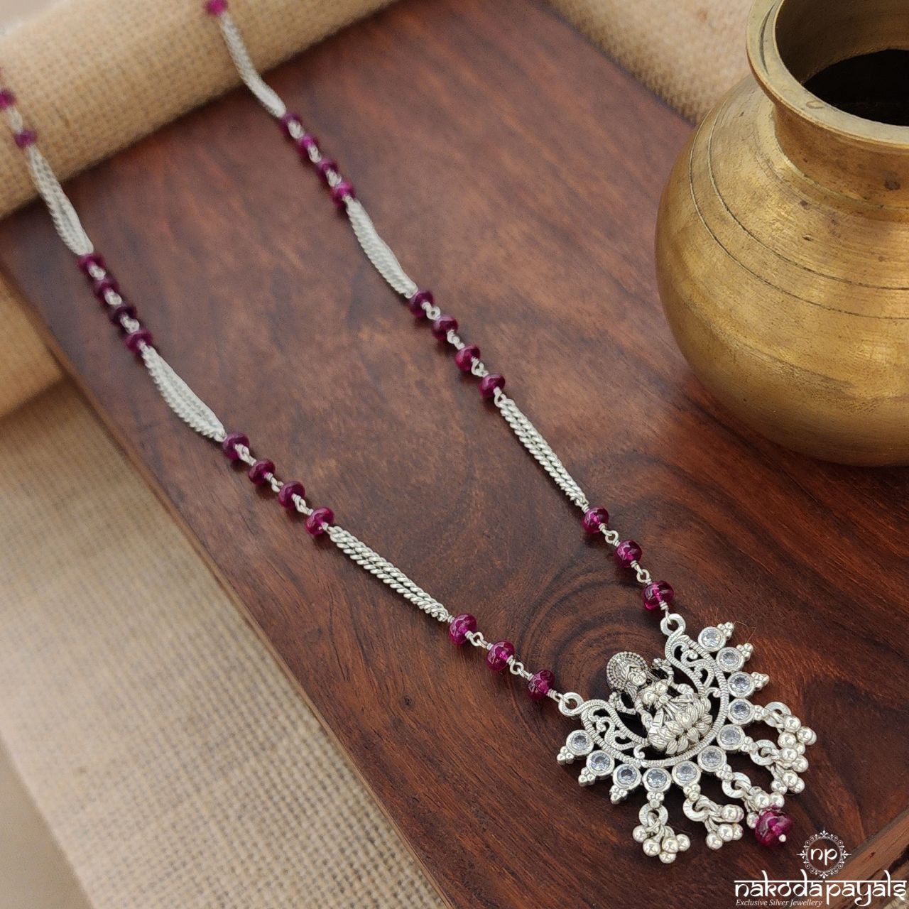 Blessing Lakshmi Pink Neckpiece (N10596)