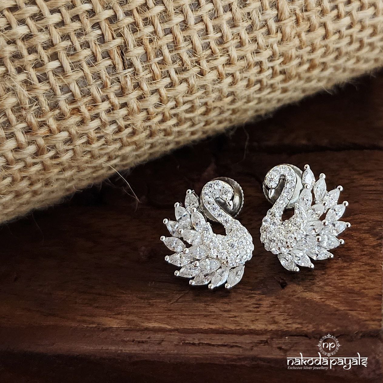 Peacock Charm Earrings (St3277)