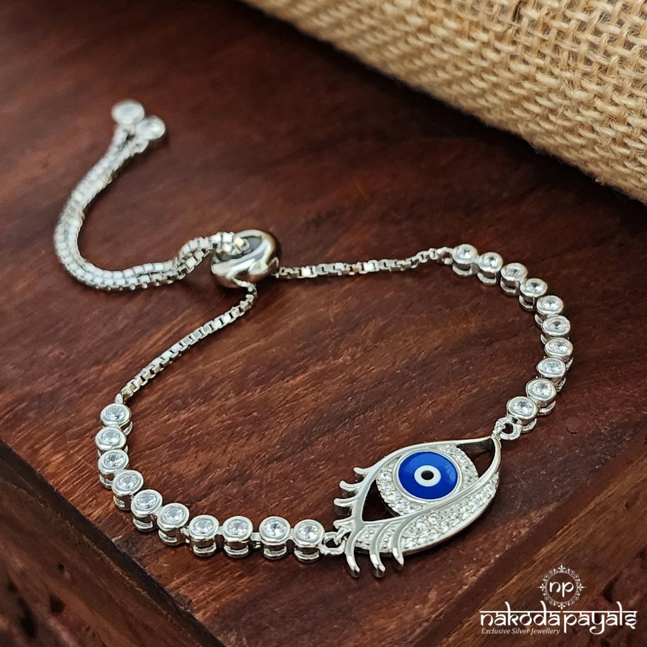Evil Eye Adjustable Bracelet (St3727)