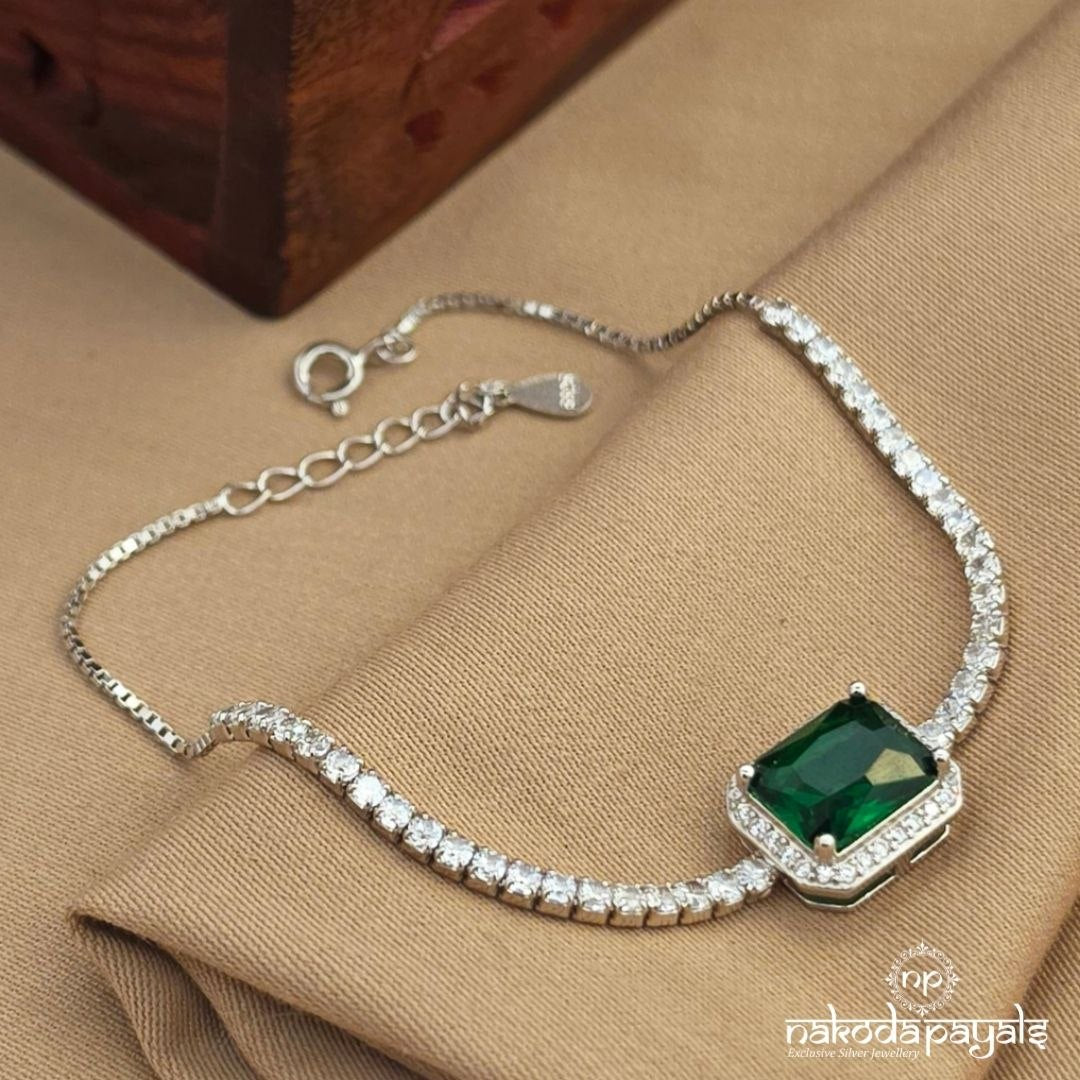 Greenish Squarish Bracelet (Br1716)