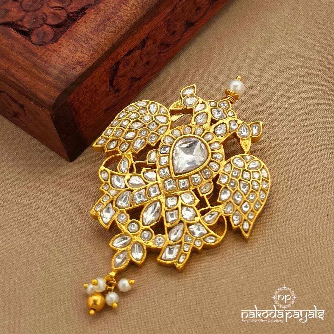 Kundan Gandaberunda Pendant (Gp2371)