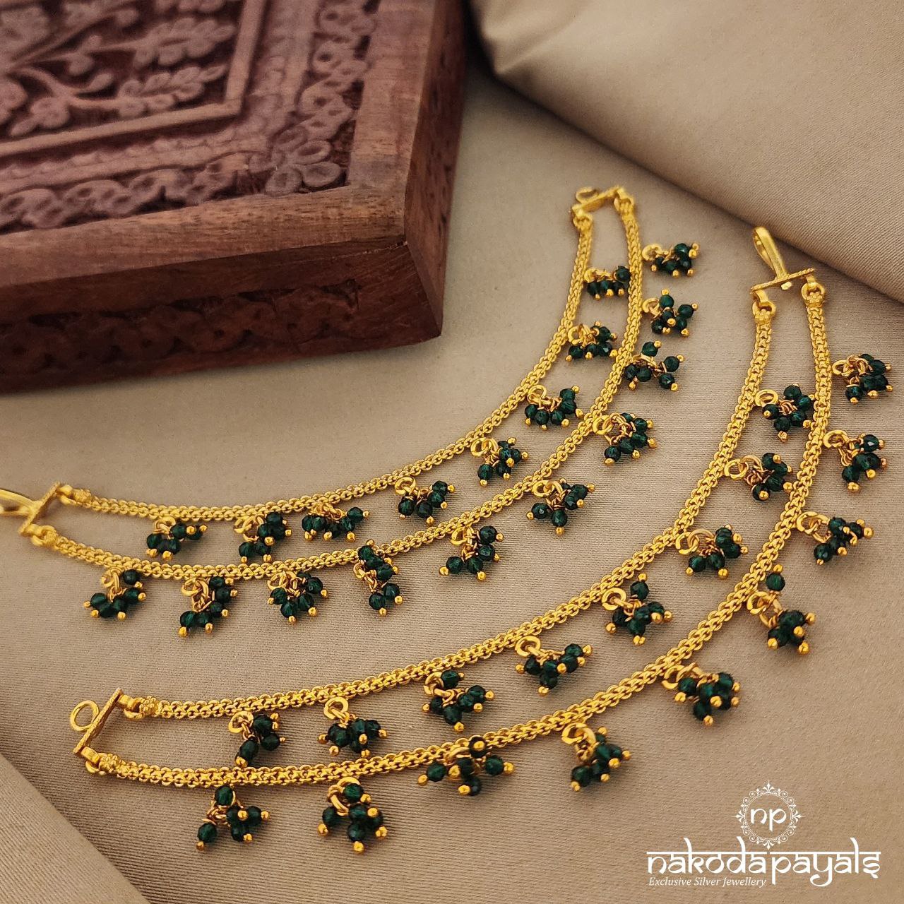 Green Drop Double Layer Maati (Gm0844)