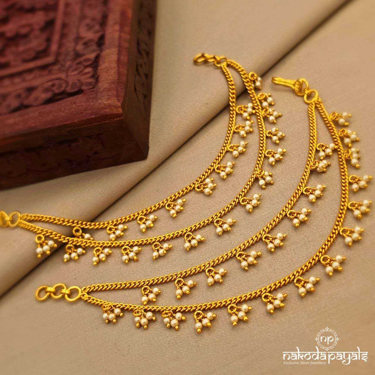 Layered Pearled Drop Maati (Gm1137)