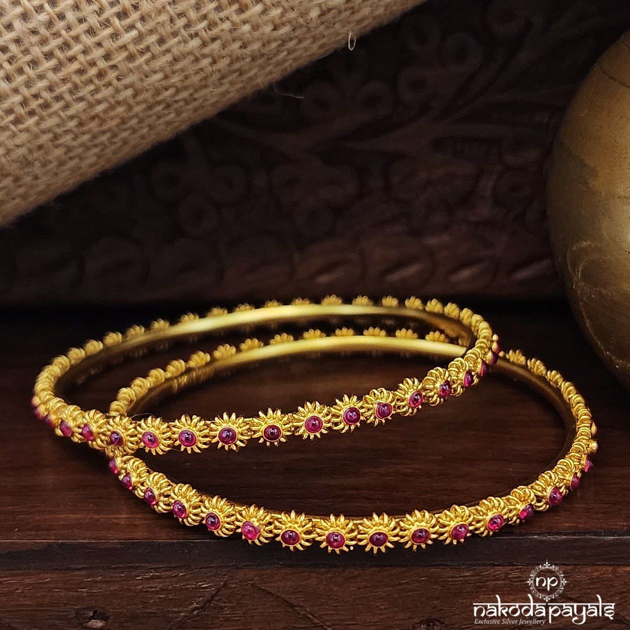 Pink Bangles Pairs (Gk3159-61)