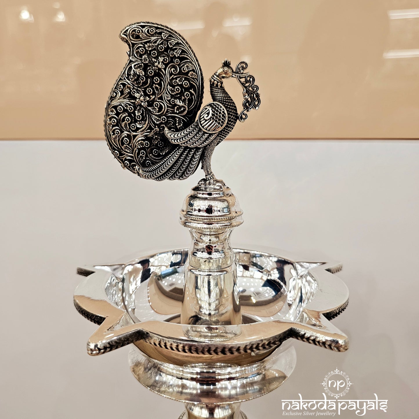 Long Ruby Studded Deepa Pair 19.5" (Aa2009)