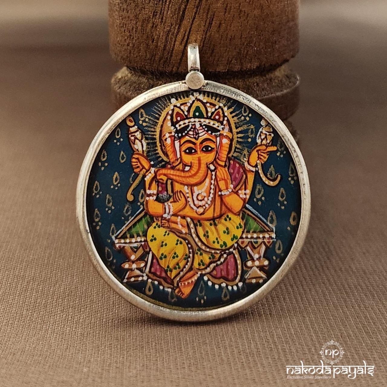 Ganesha Painted Pendant (P2492)