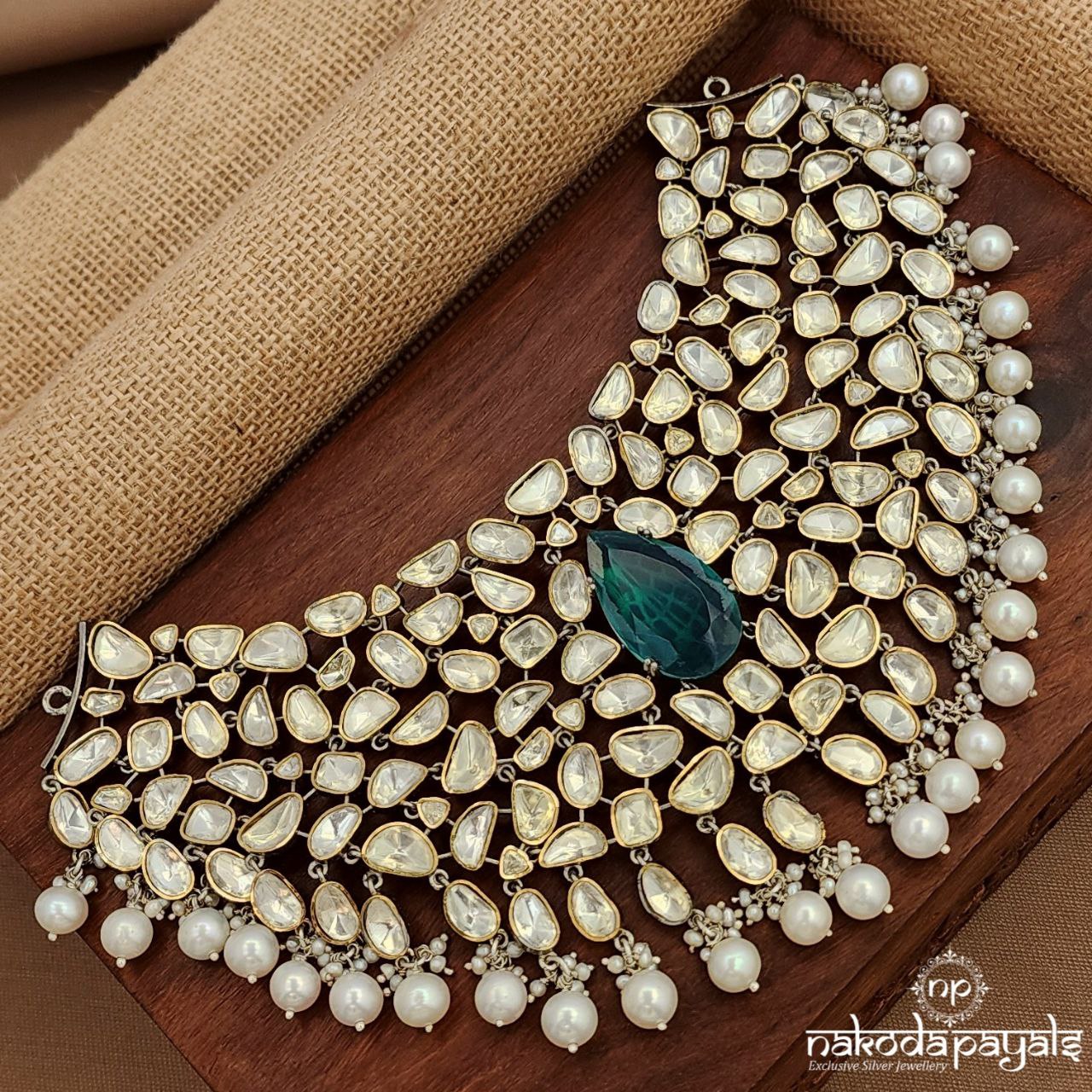 Pearled Drops Grand Neckpiece (Gn9583)