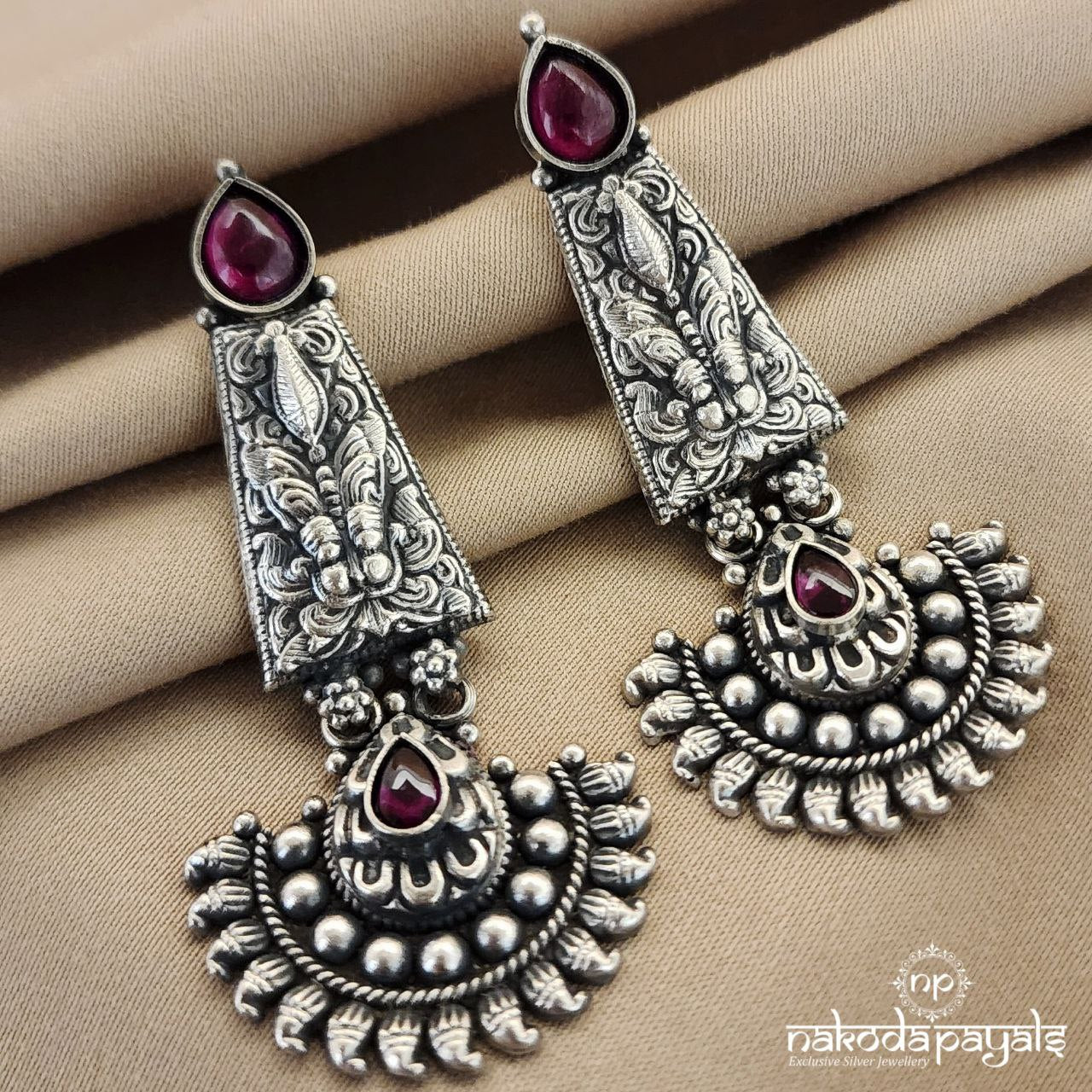 Pinkish Mango Earrings (C3055)