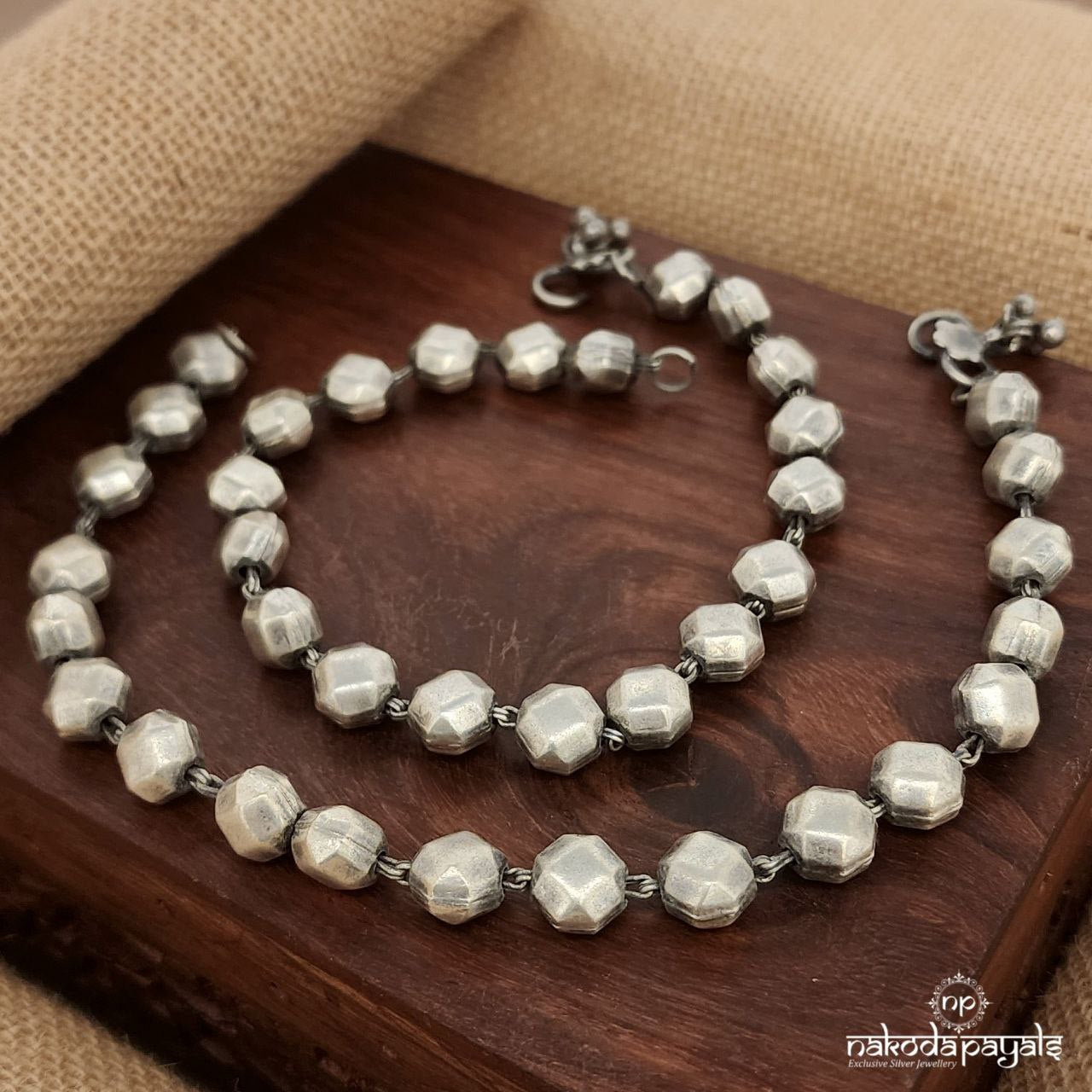 Hexagon Ball Anklets (A6443)