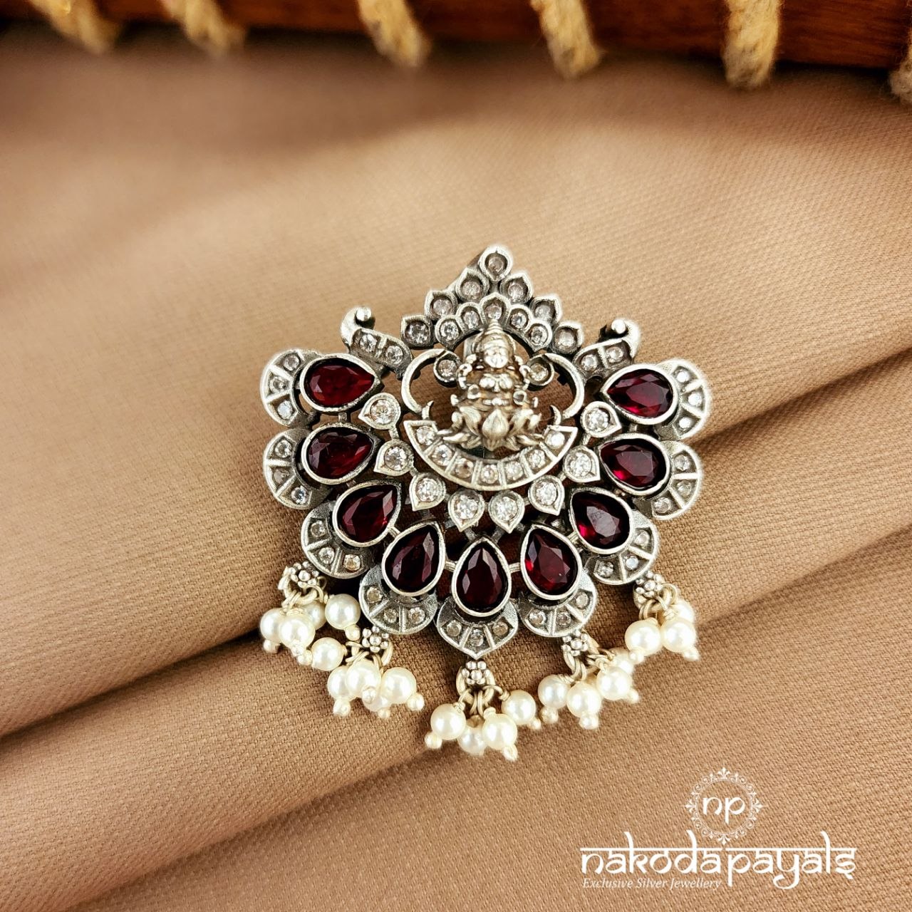 Lakshmi Ruby Pendant (P2596)