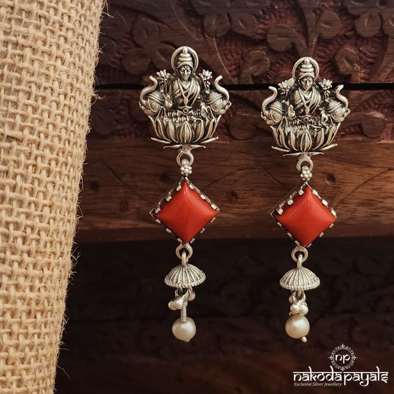 Lakshmi Coral Earrings (C3708)