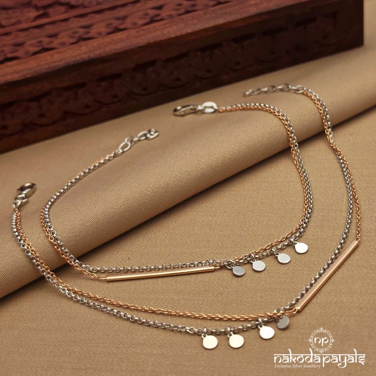 Rose Gold Elegant Anklet (A6863)