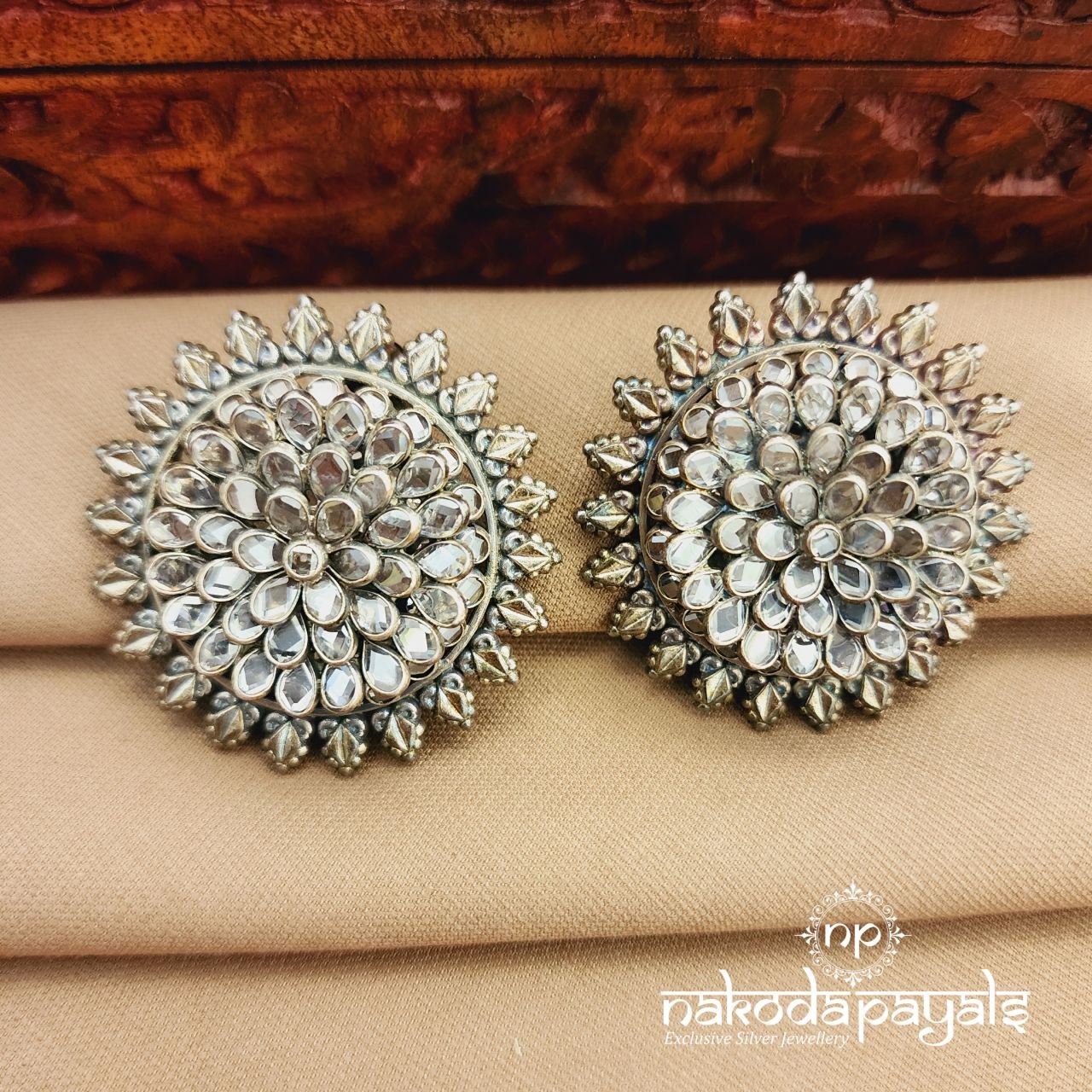 Stunning Polki Studs (S9641)