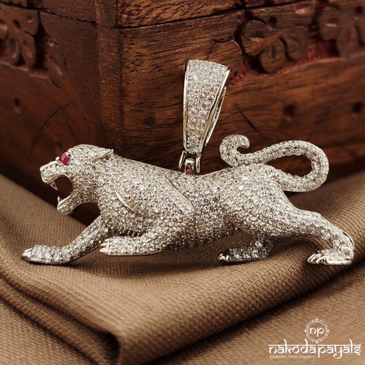 Cheetah CZ Pendant (Mc1114)