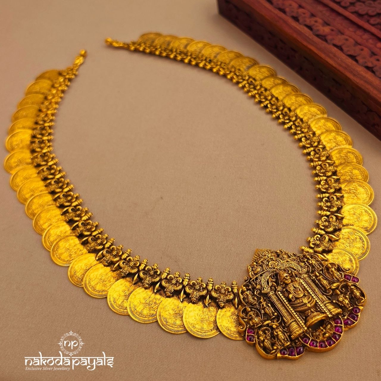 Venkateshwara Kasu Neckpiece (Gn10175)
