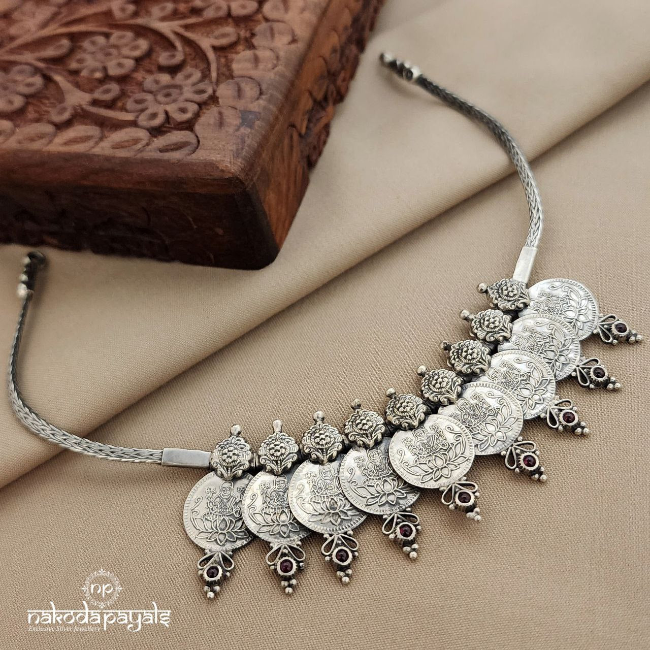 Coined Lakshmi Neckpiece (N10917)