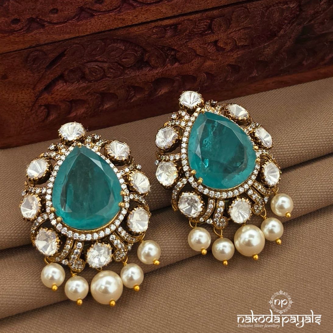 Green Drop Studs (Ge10476)