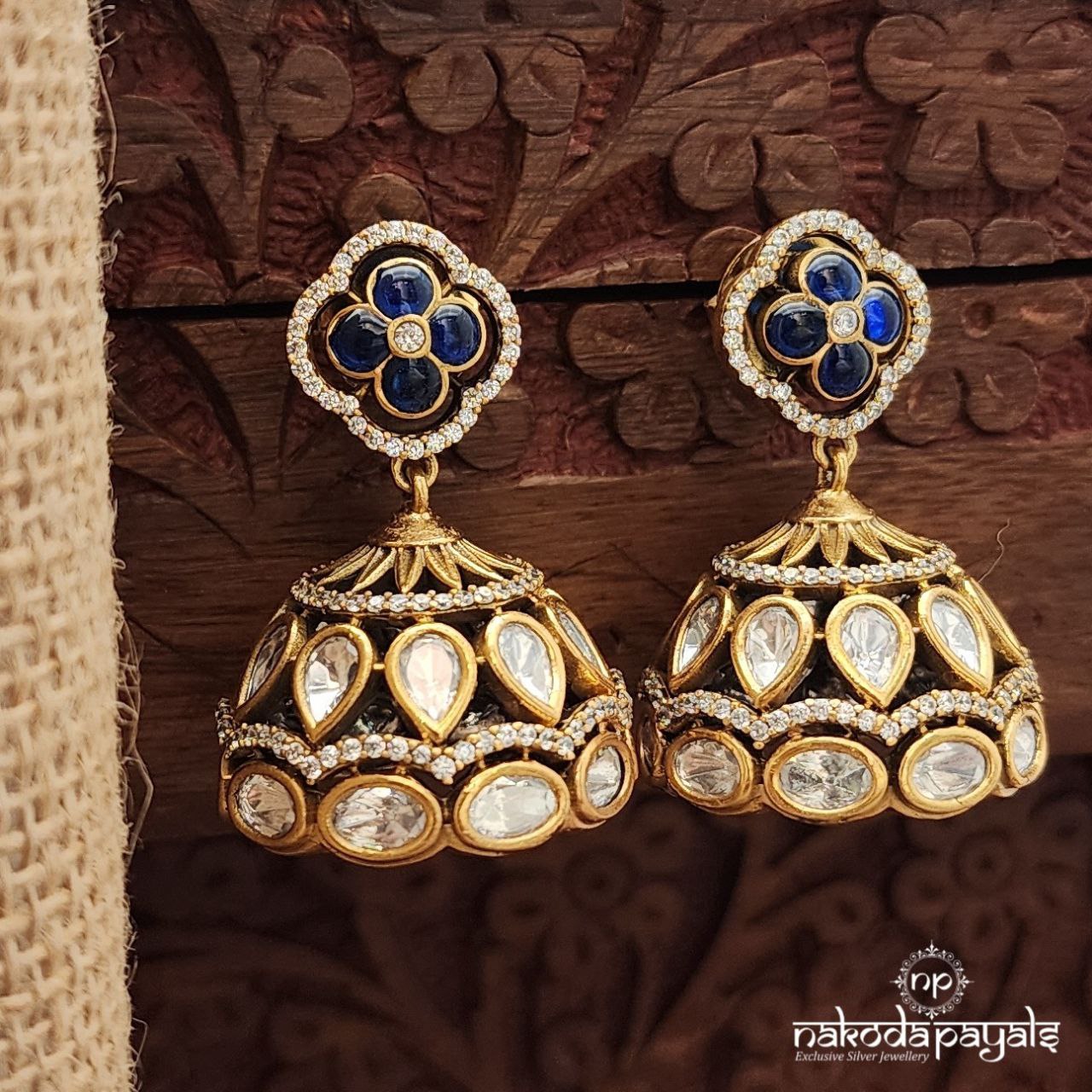 Traditional CZ Jhumka (Ge9937)