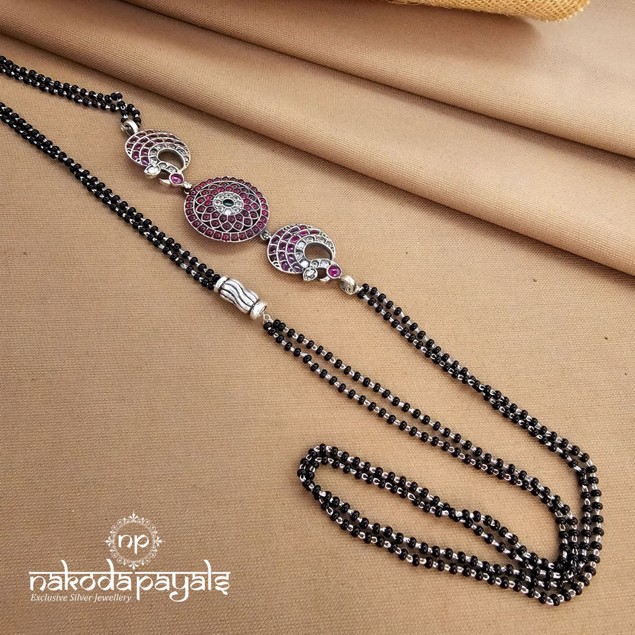 Half Moon Mangalsutra (Ms0612)