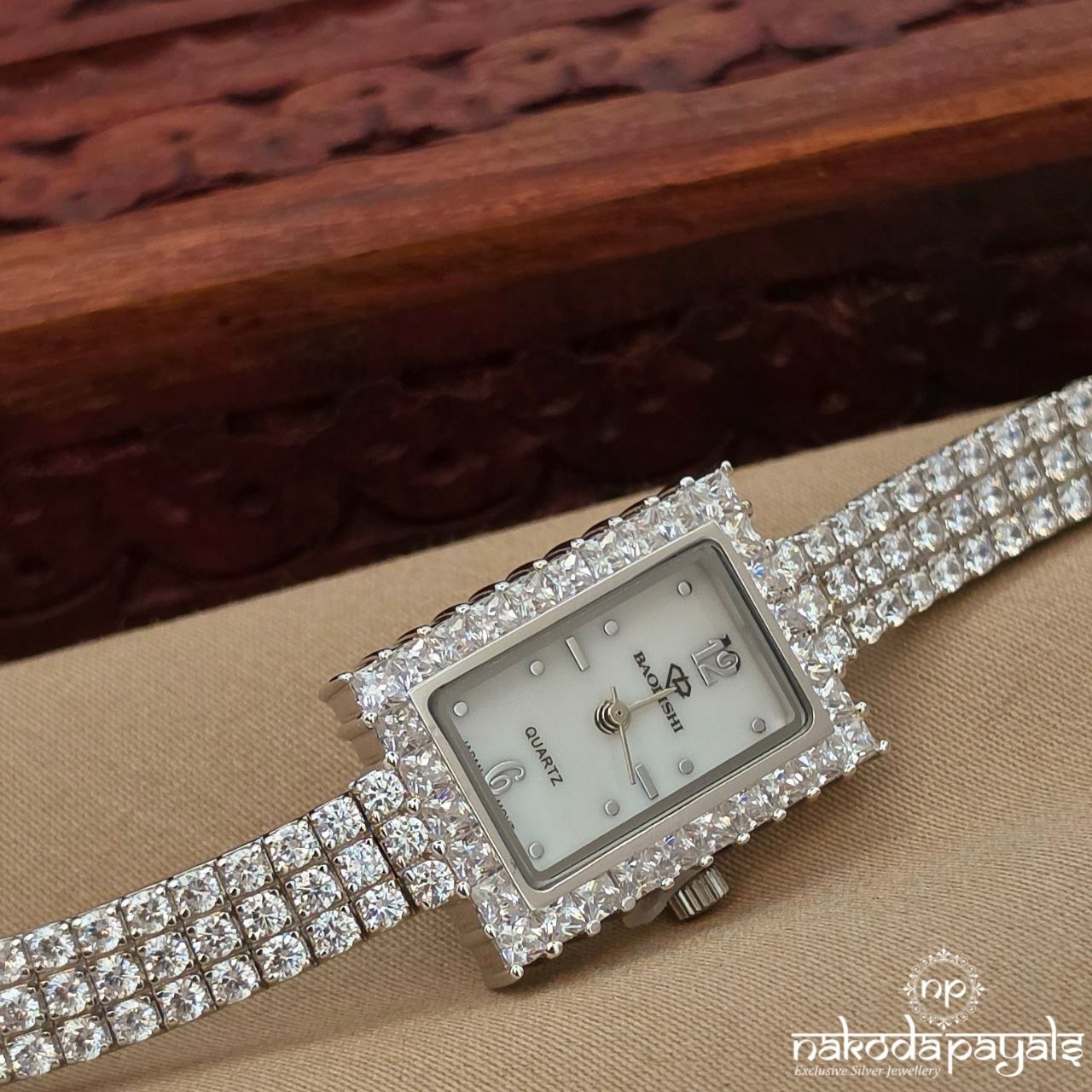 Squarish Stunning CZ Watch (W0298)