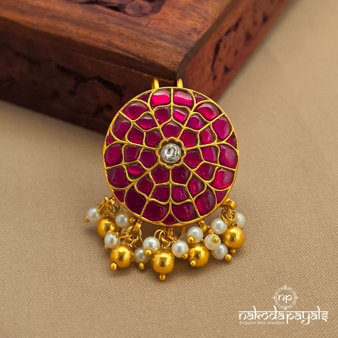 Kundan Pearl Hair Accessories (Ha0132)
