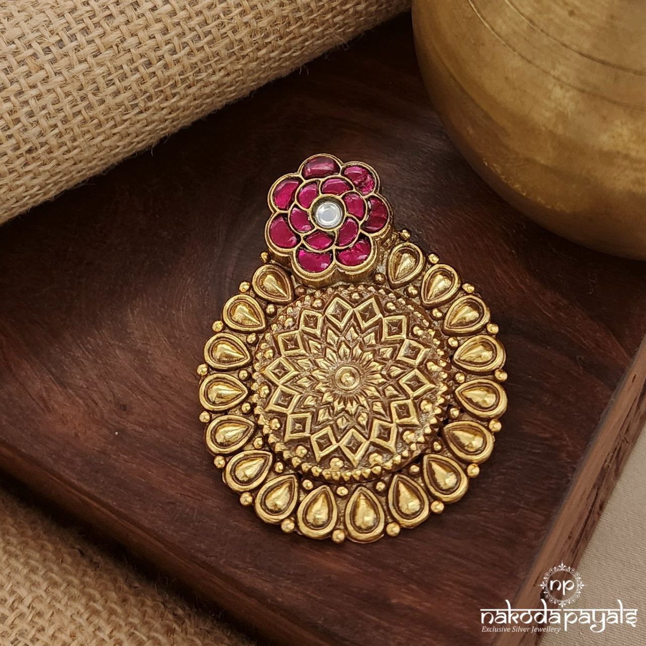 Emerald Pink Pendant (Gp9047)