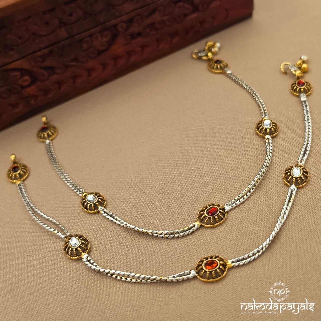 Exclusive Dual Tone Anklets (A7034)