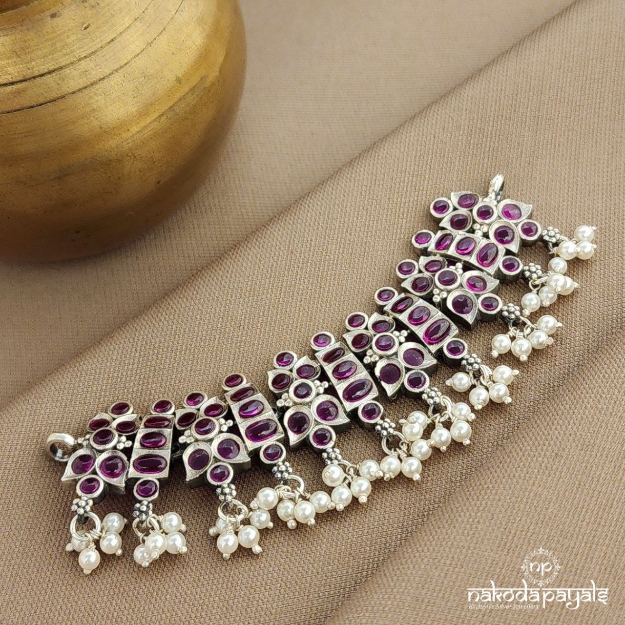 Squarish Pink Choker (N11201)