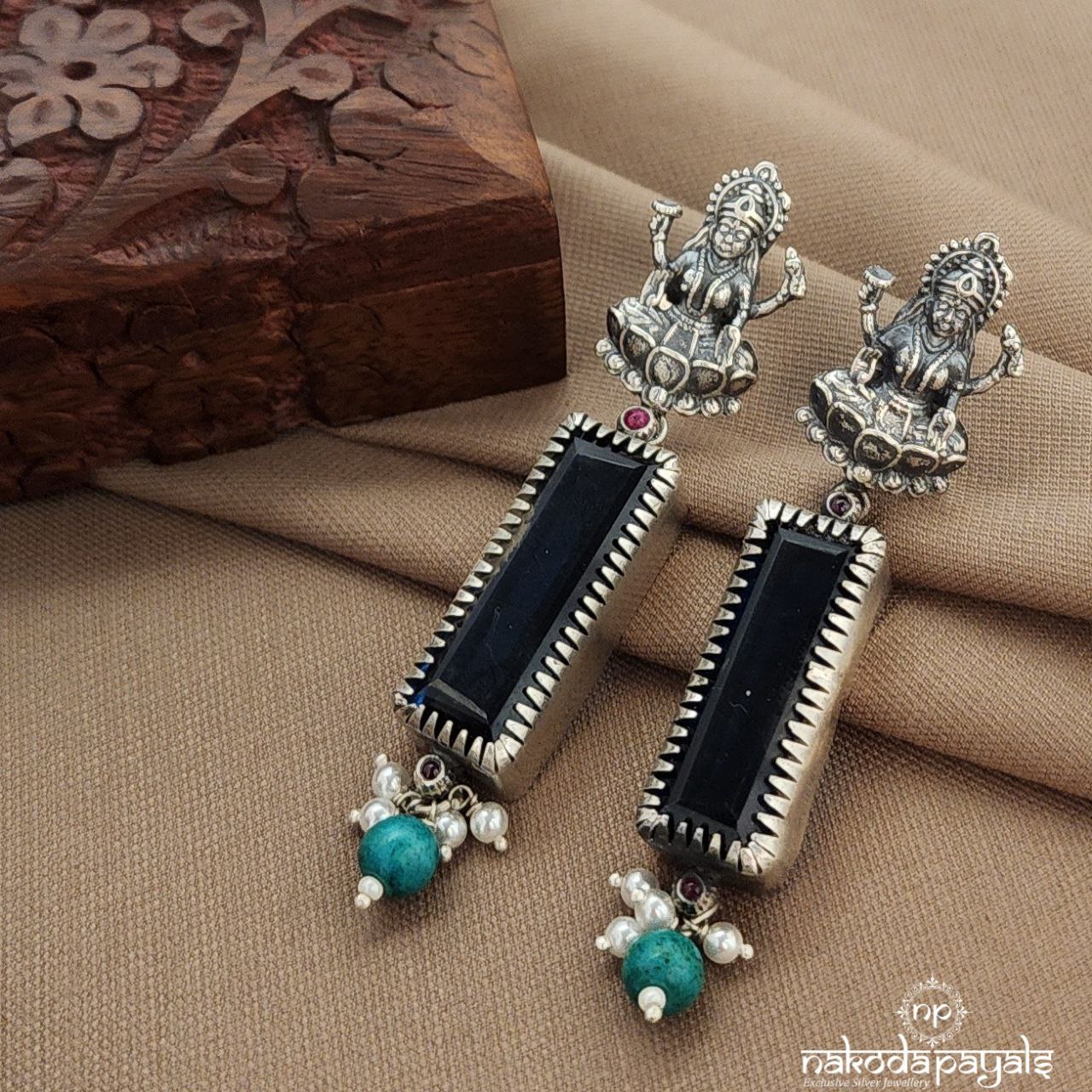 Lakshmi Blue Earrings (C3852)