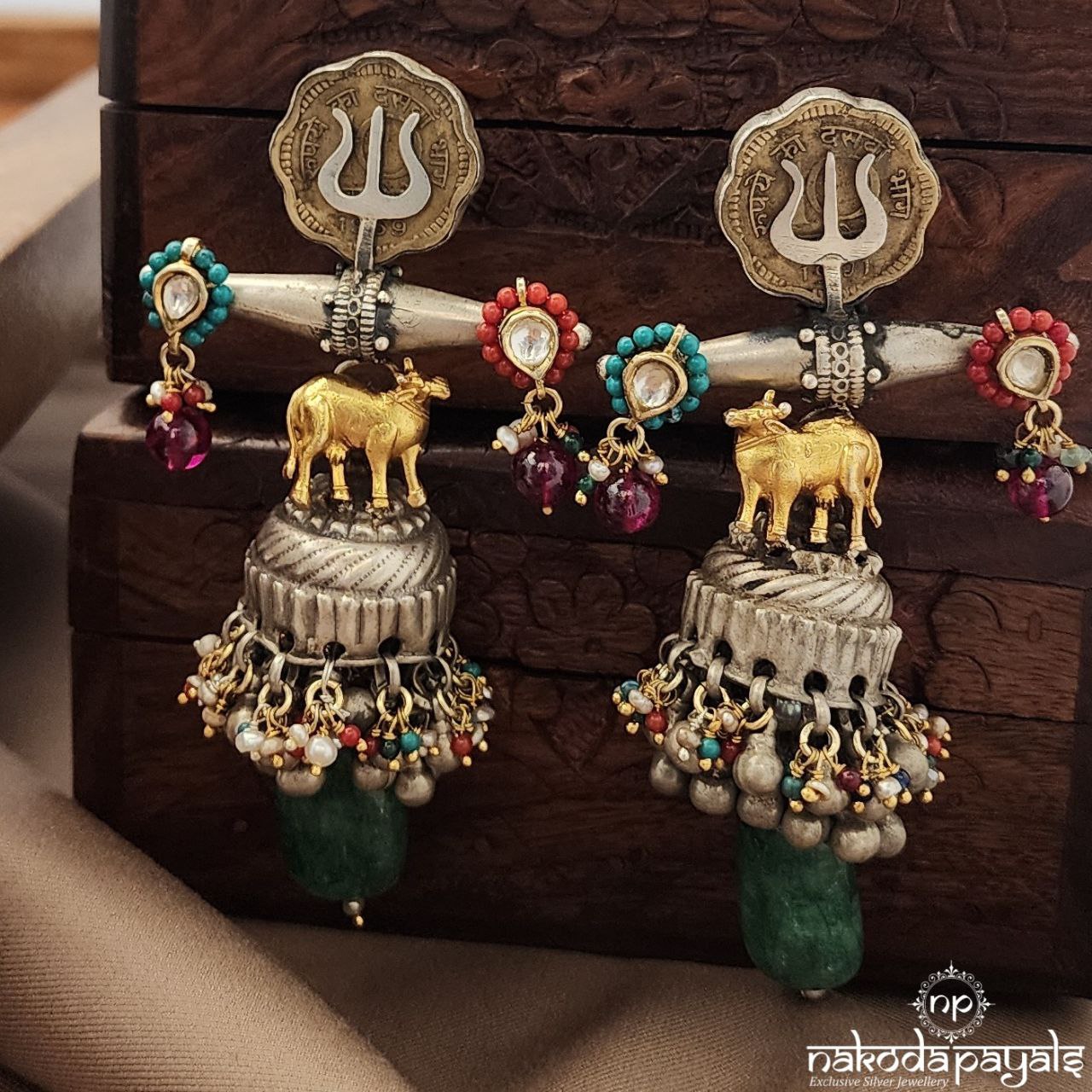 Scared Trishul Divine Jhumka (Dt1410)