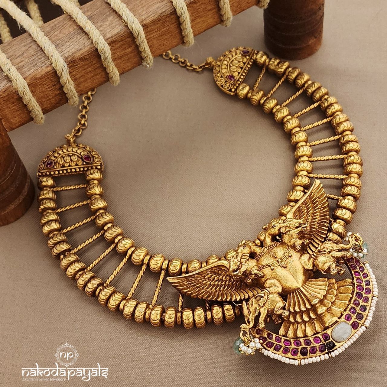 Traditional Gandaberunda Neckpiece (Gn9344)