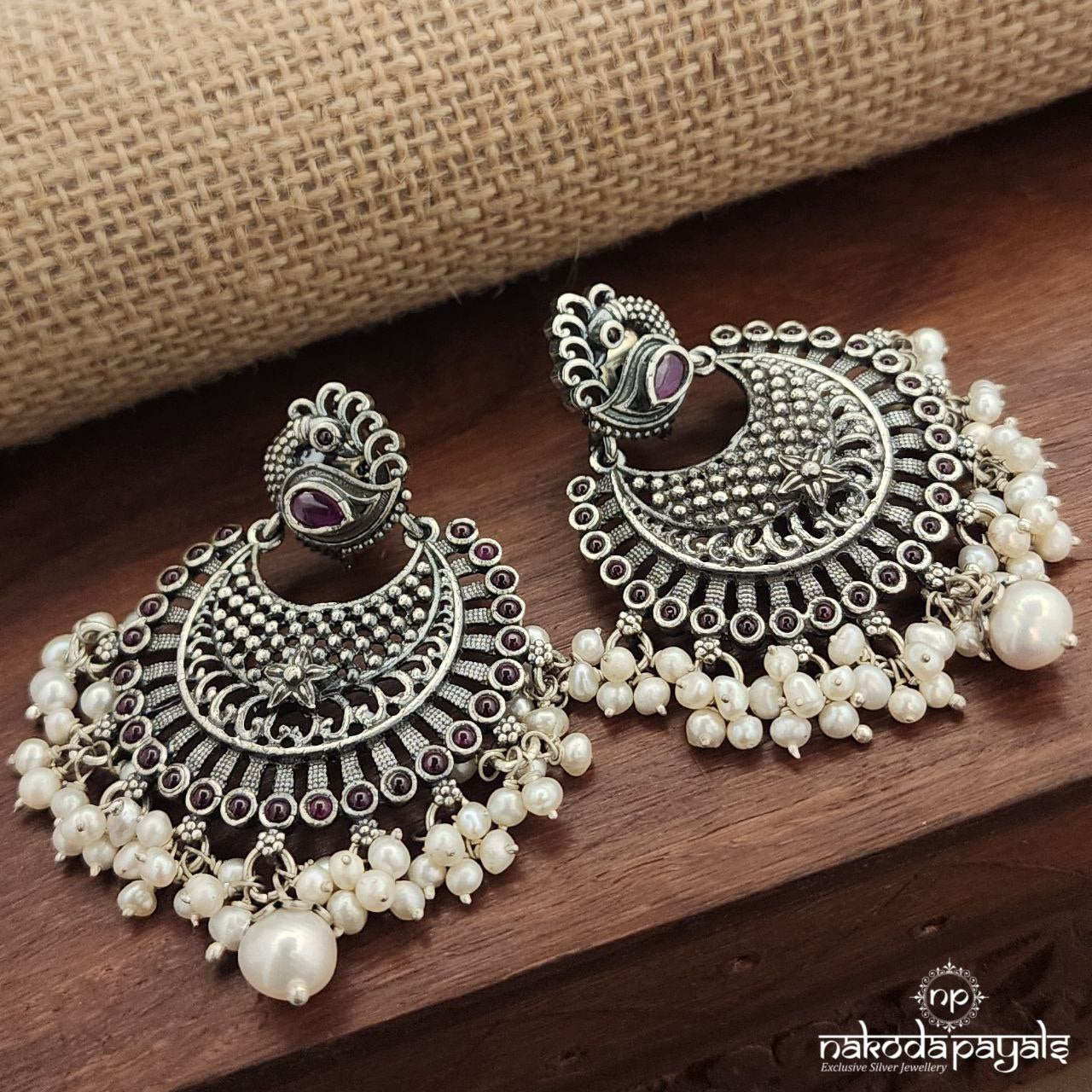 Elegant Pearled Earrings (C3719)