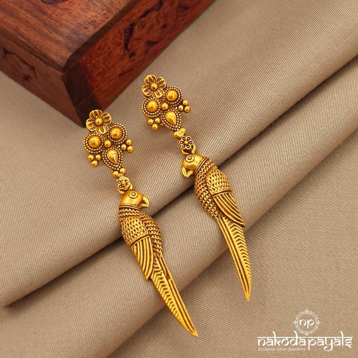 Cute Parrot Earrings (Ge10823)
