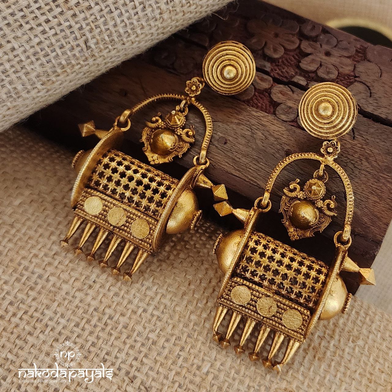 Mandira Vibhushana Earrings (Ge8587)