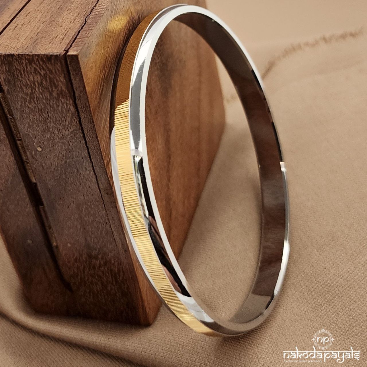 Dual Tone Single Men's Kada (Mc1033-35)