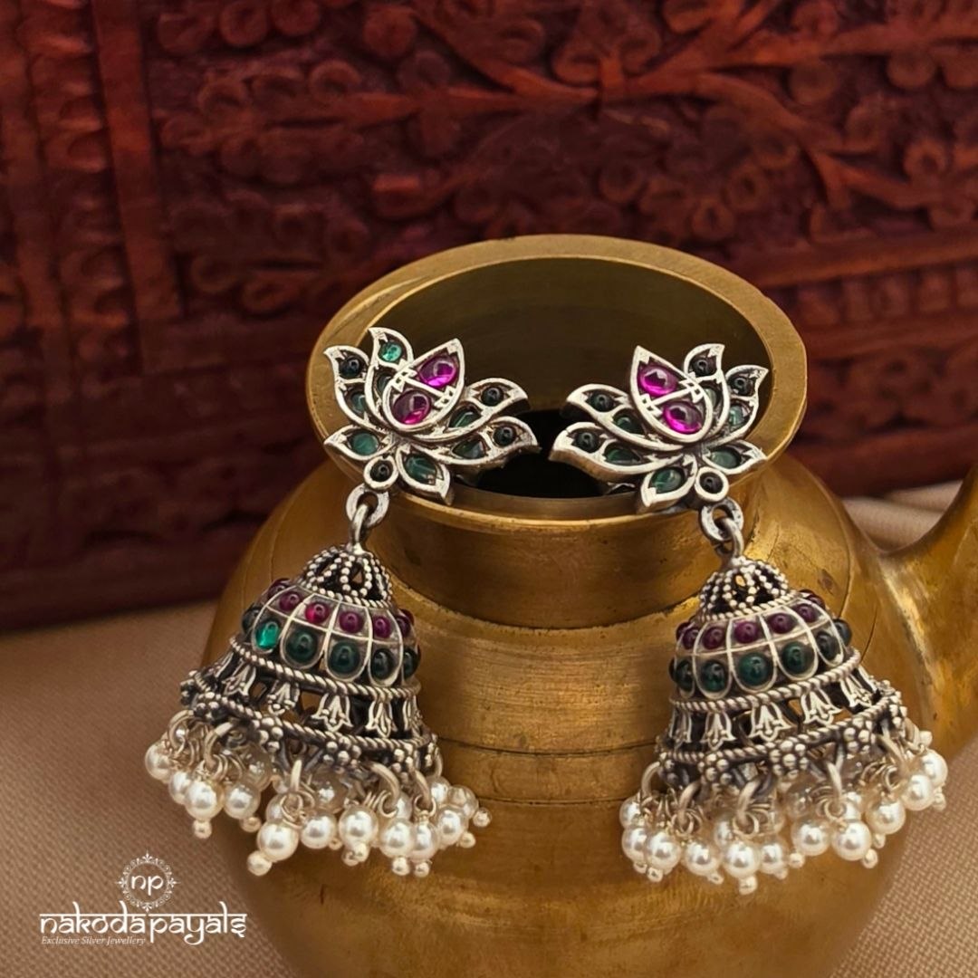 Lotus Kemp Jhumka (J1628)