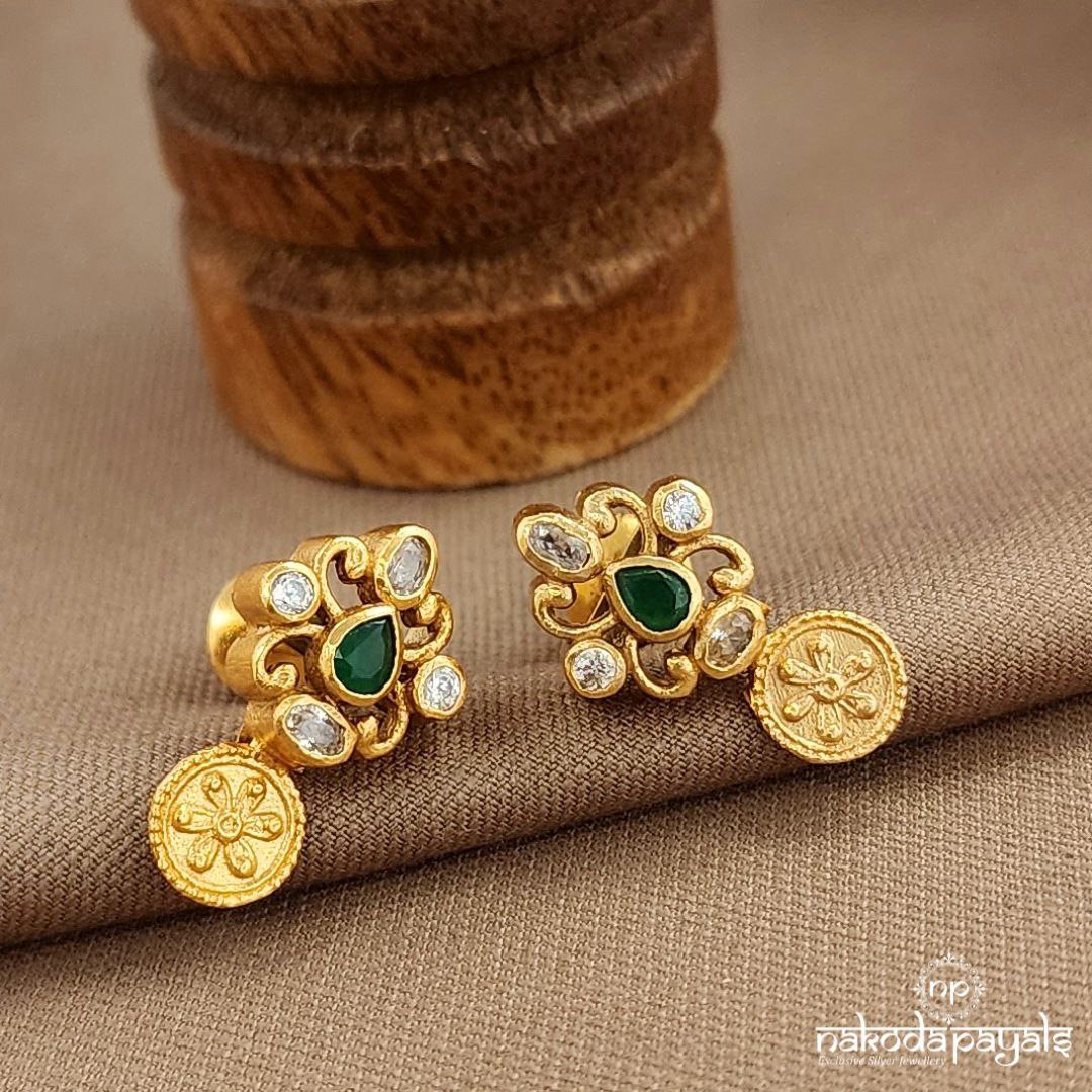 Green Drop Studs (Ge10093)