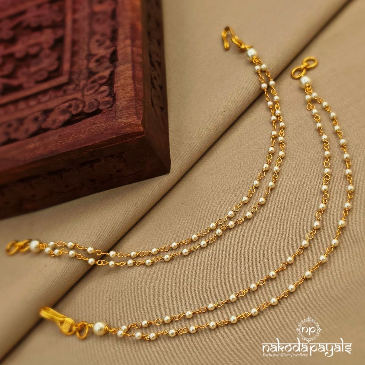 Two Layered Pearl Maati (Gm1135)