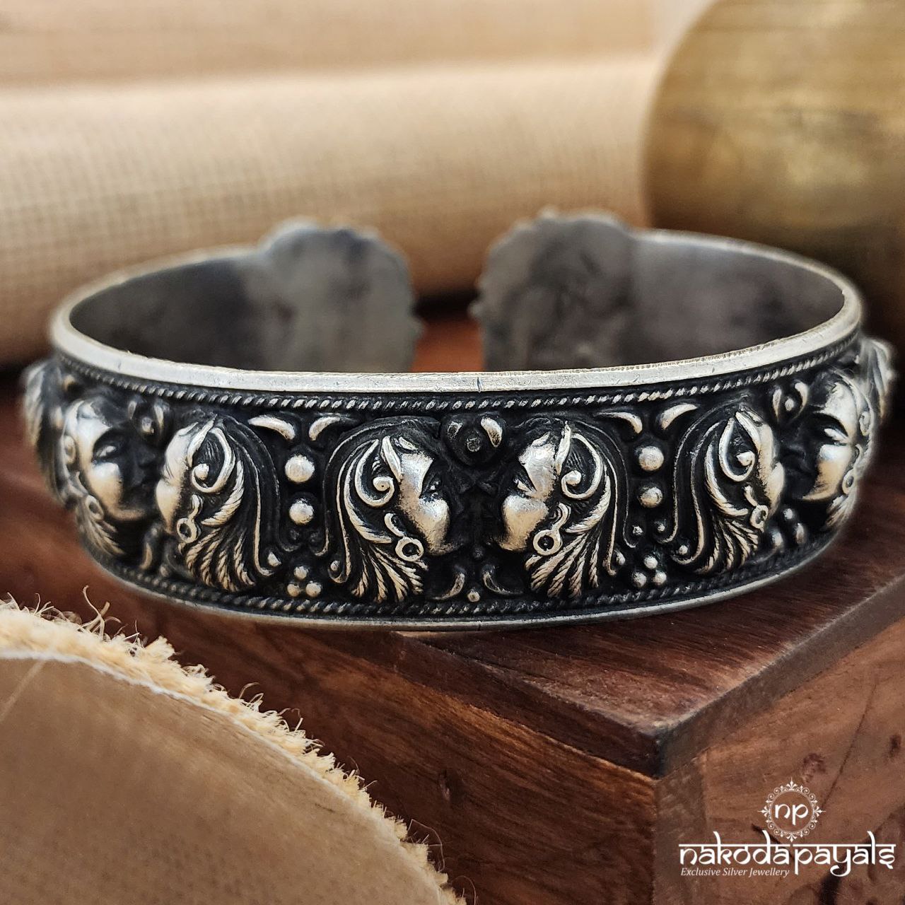 Tribal Vintage Adjustable Kada (K4997)