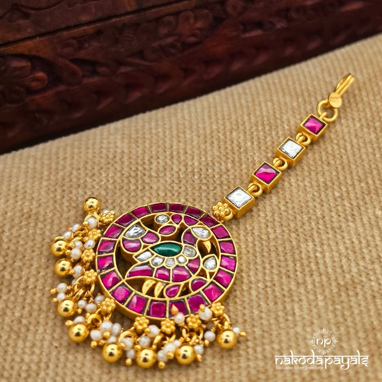 Glorious Kundan Maang Tika (Gm1235)