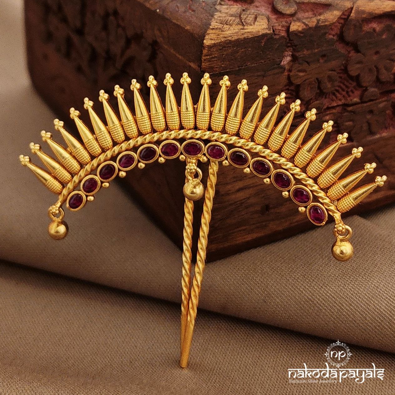 Pink Oval Hair Accessories (Ha0096)