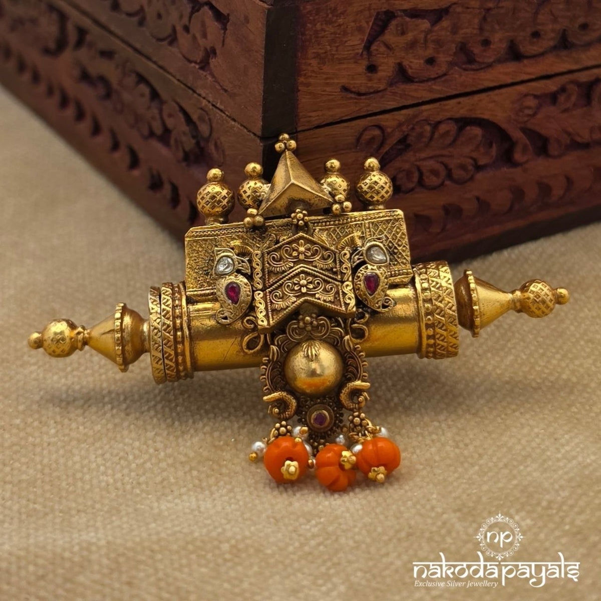 Exclusive Coral Tabiz Pendant (Gp2683)