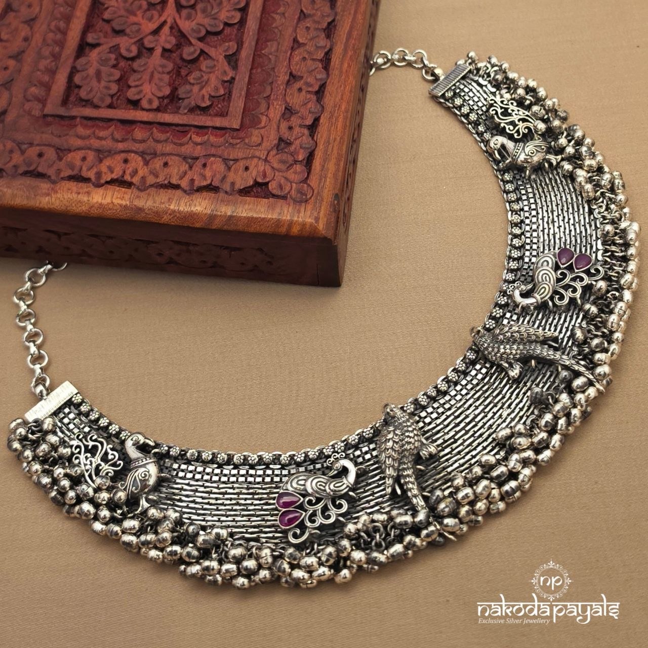 Majestic Peacock Neckpiece (N11869)
