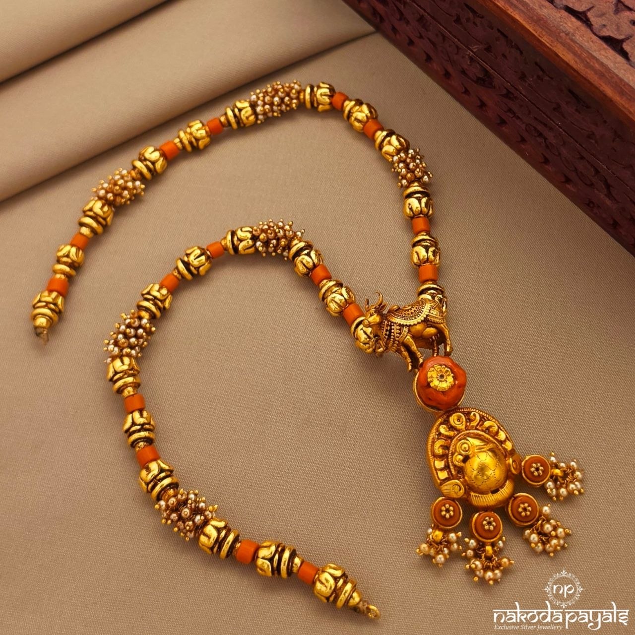 Sunset Coral Neckpiece (Gn10155)