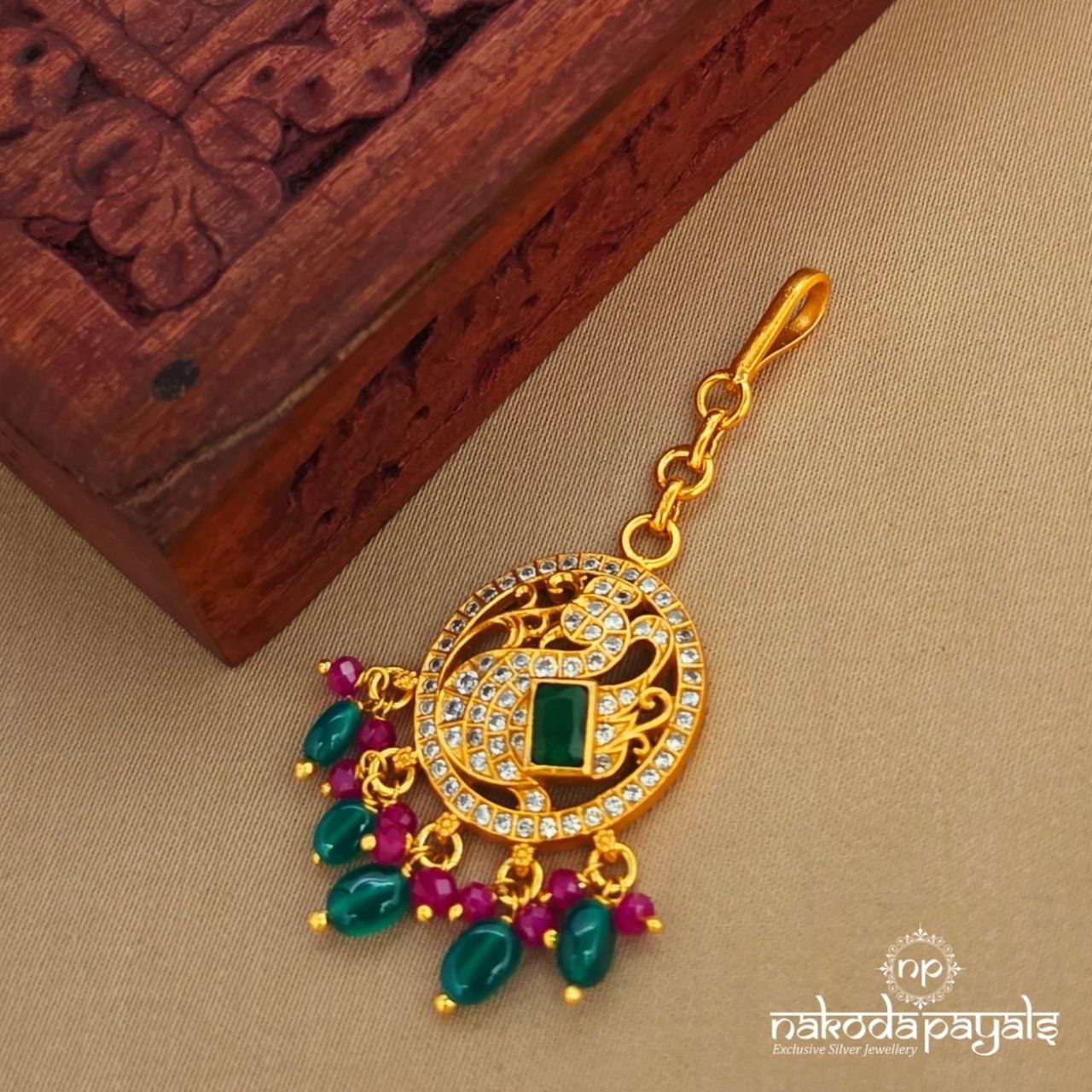 Peacock Maang Tikka (Gm1158)