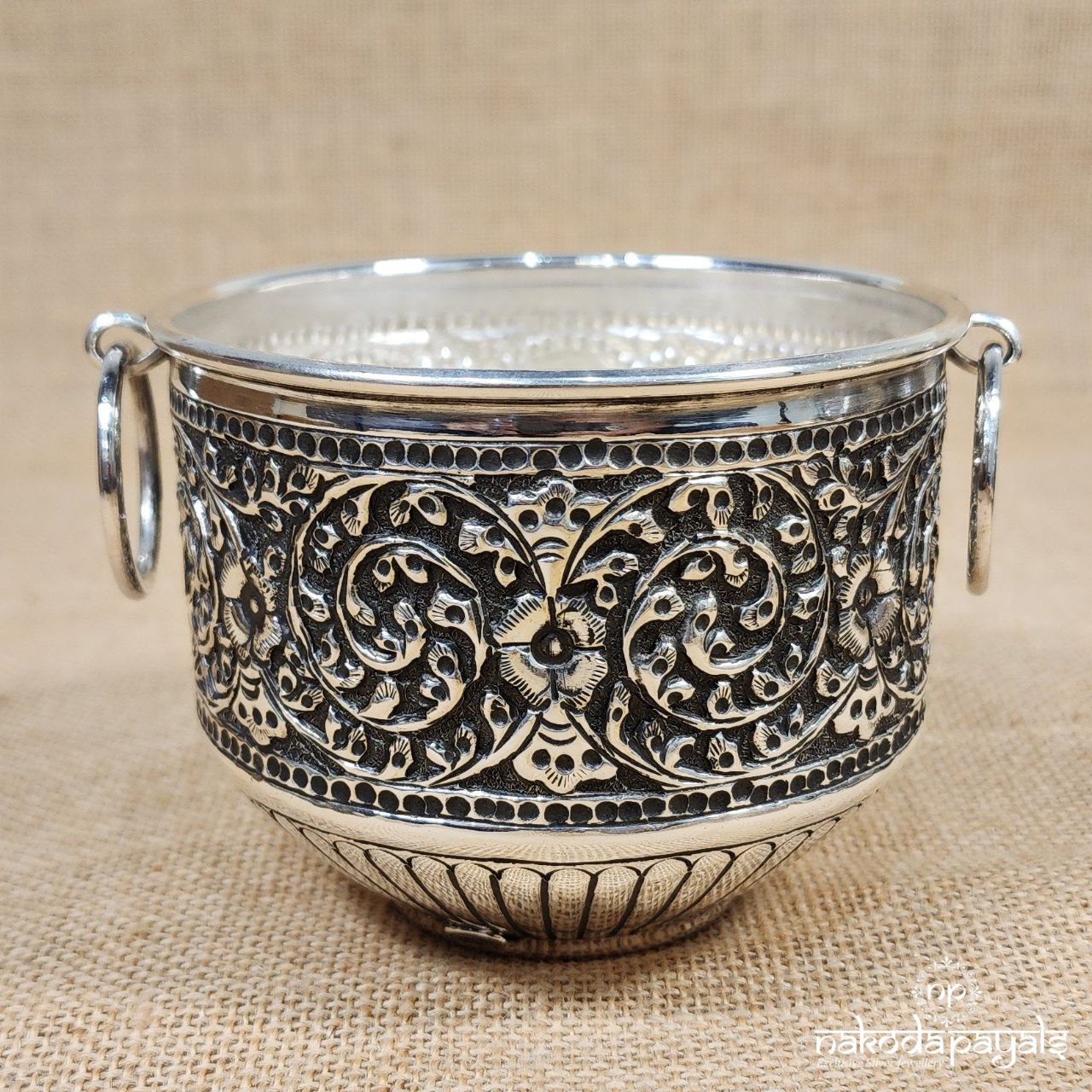 Oxidised Prasadam Bowl (Aa1543)